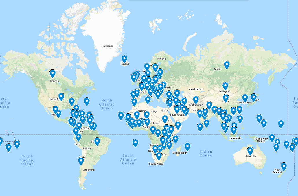 IAP World Map